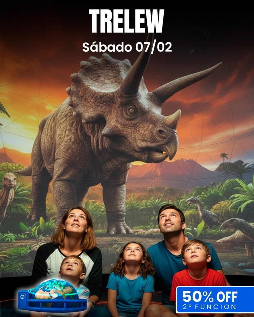 El Planetario Móvil 360° llega a Trelew con una propuesta para toda la familia