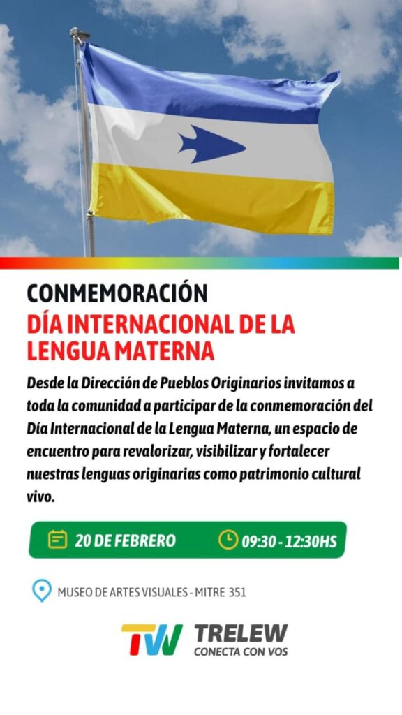 Trelew conmemora el Día Internacional de la Lengua Materna