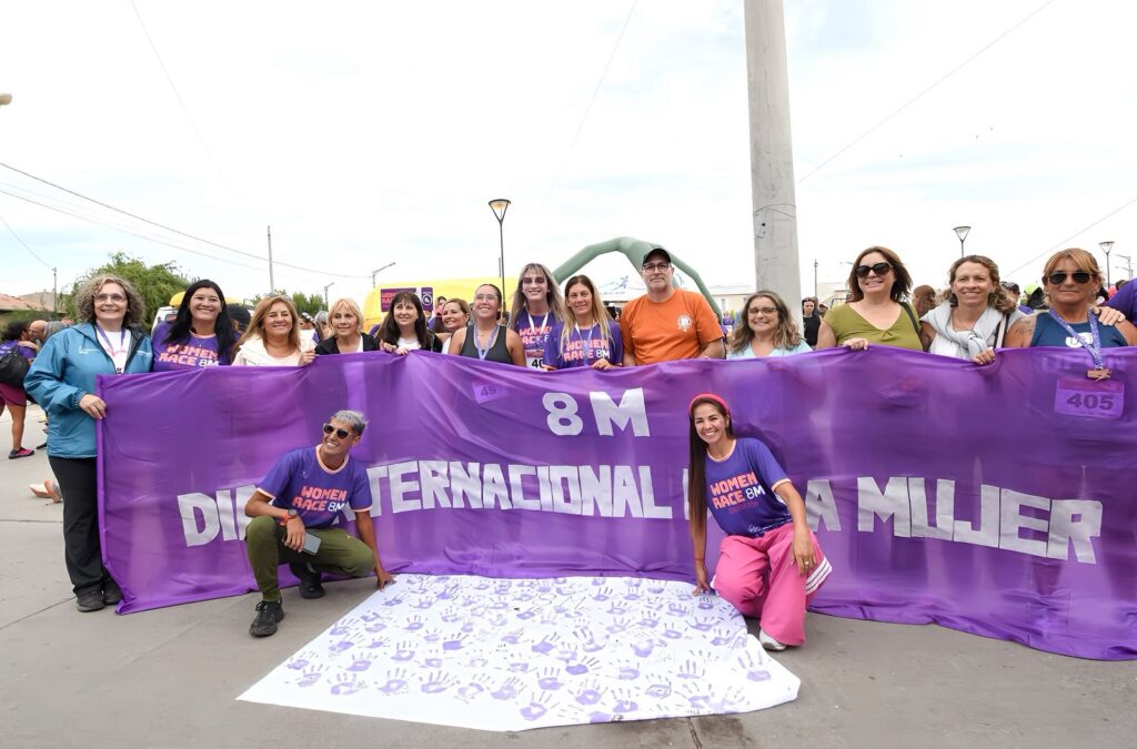 Trelew: Con más de 300 participantes se realizó la 2° edición de la Women Race 8M