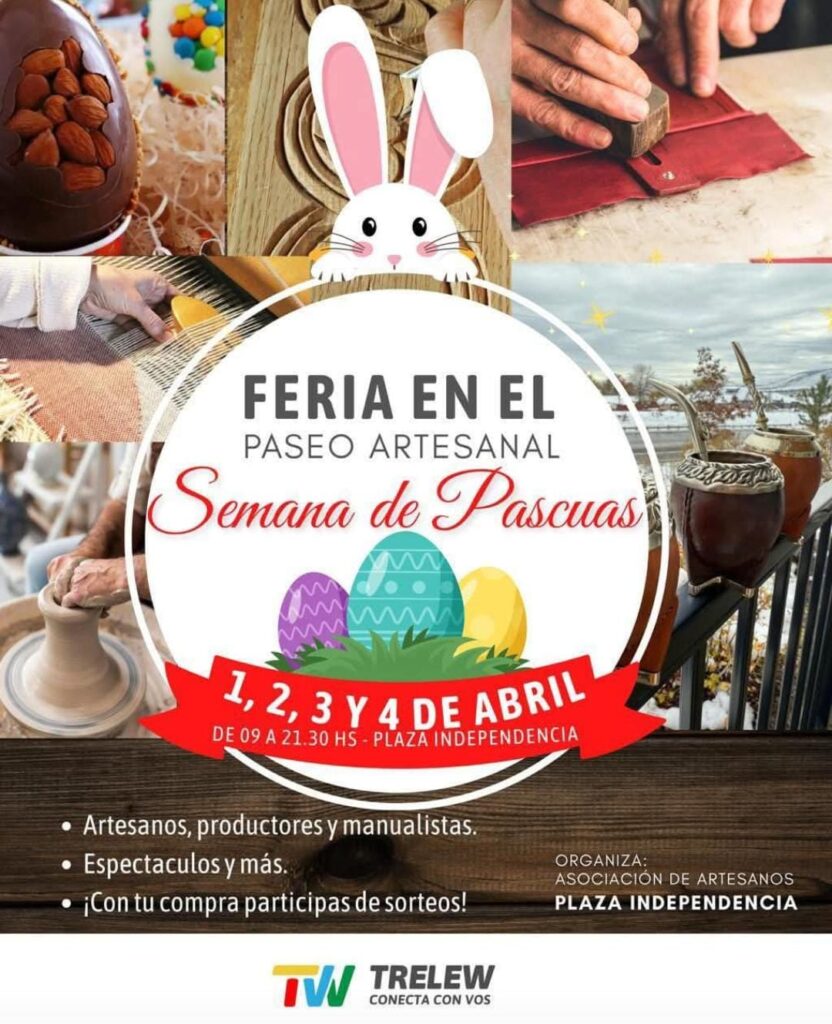 Paseo Artesanal  en Semana Santa con más de 40 stands