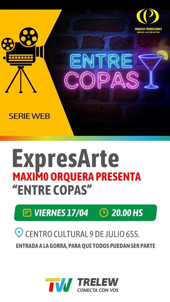 Este viernes se presenta “Entre Copas” en ExpresArte