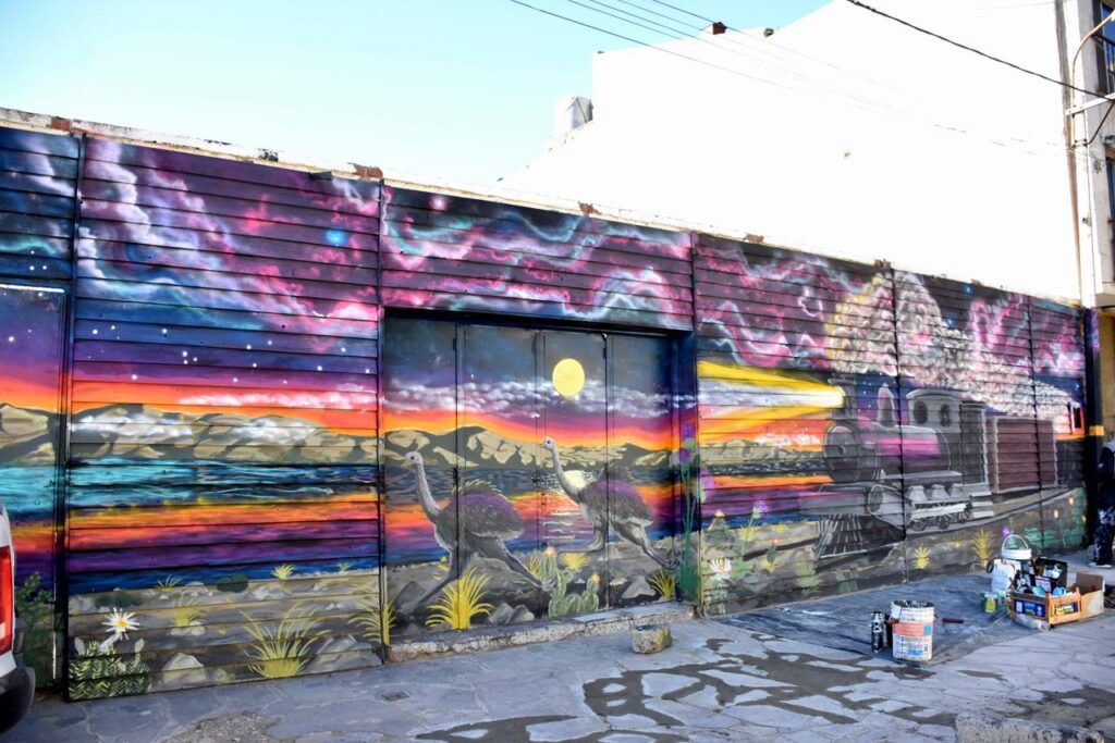Se inaugura la primera Galería a Cielo Abierto en Trelew