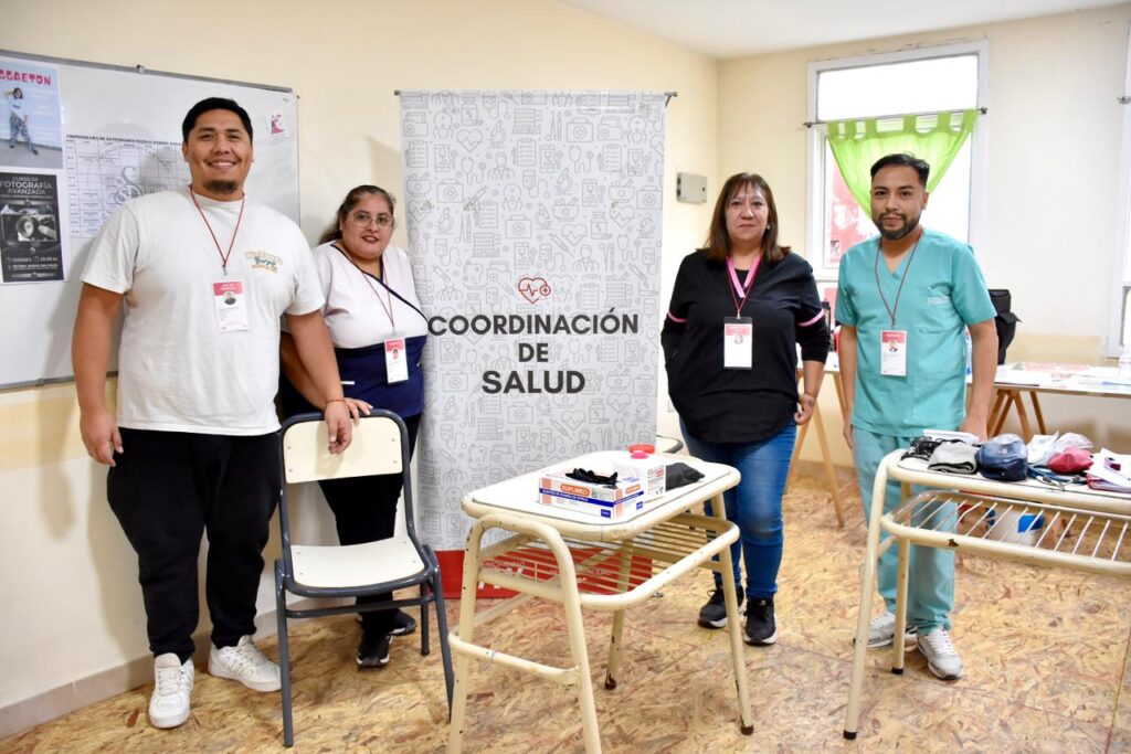 El Municipio de Trelew acercó una jornada de vacunación a vecinos del barrio San David