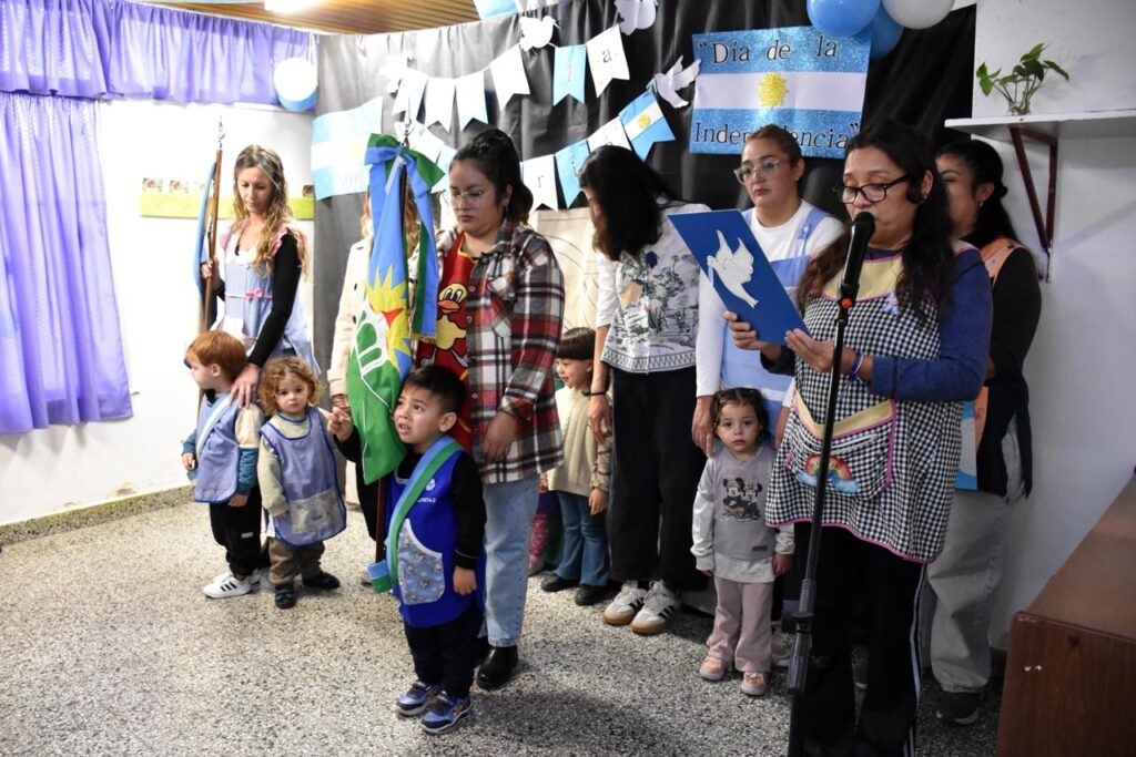 Los jardines municipales de Trelew celebraron el Día de la Independencia