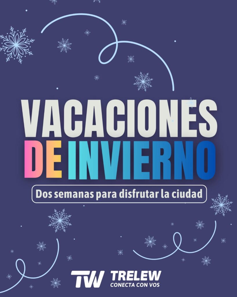 Trelew: agenda de vacaciones de invierno para este miércoles