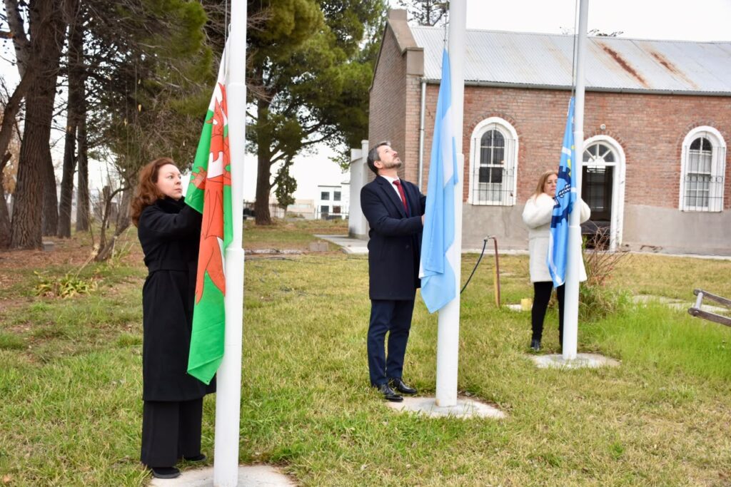 Trelew conmemoró el Día del Desembarco con un acto en la capilla Moriah