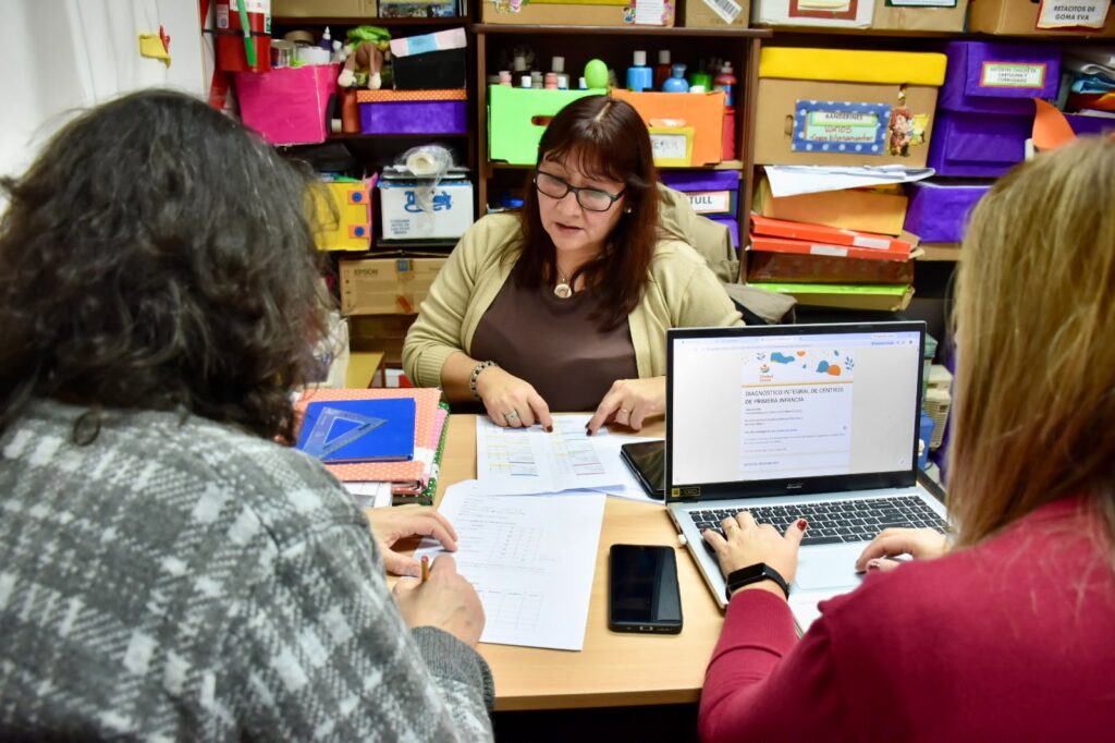 Chubut Crece realizó un relevamiento en el anexo Pichi Ayelén del Jardín Maternal Municipal de Trelew
