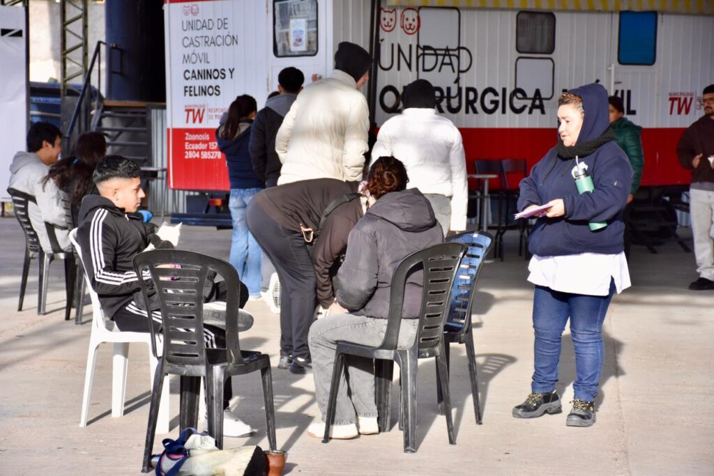 El Municipio de Trelew realizó una nueva jornada de castración de animales