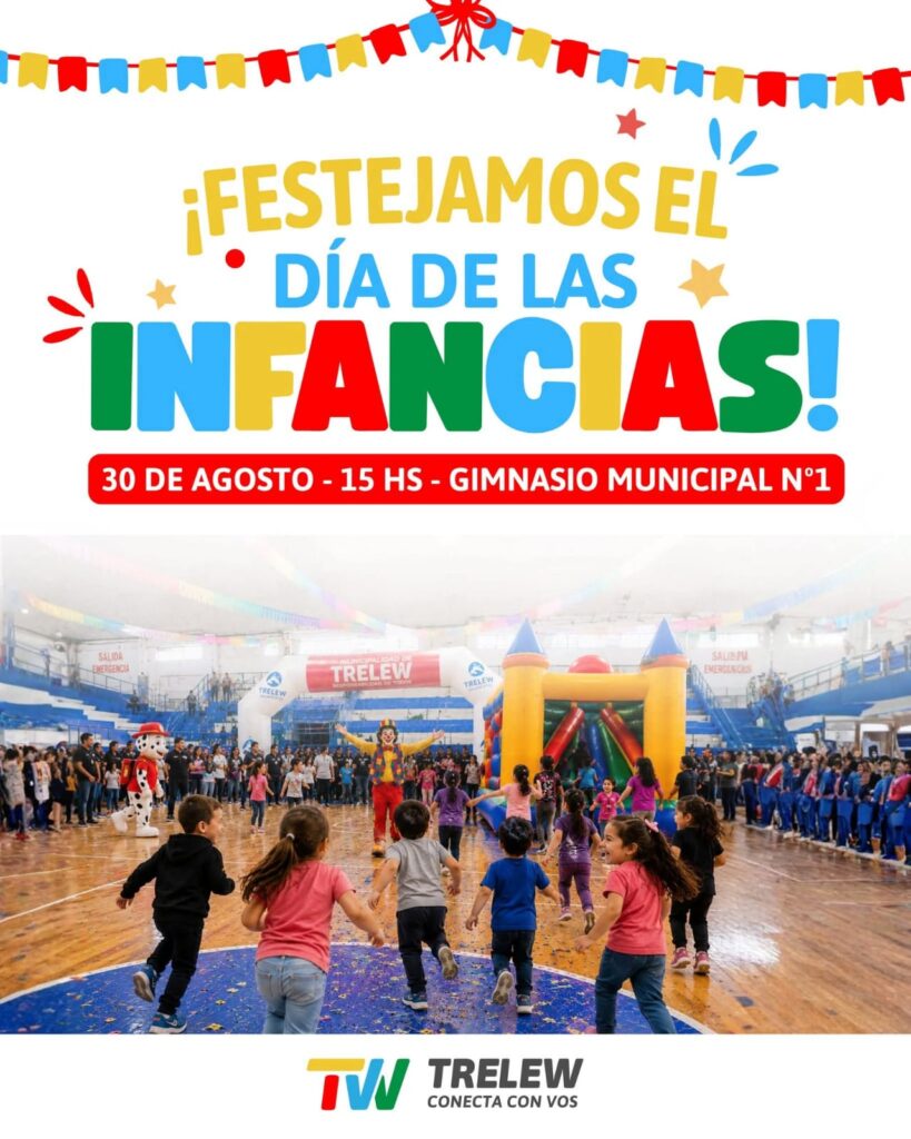 Trelew tendrá una jornada especial por el Día de las Infancias