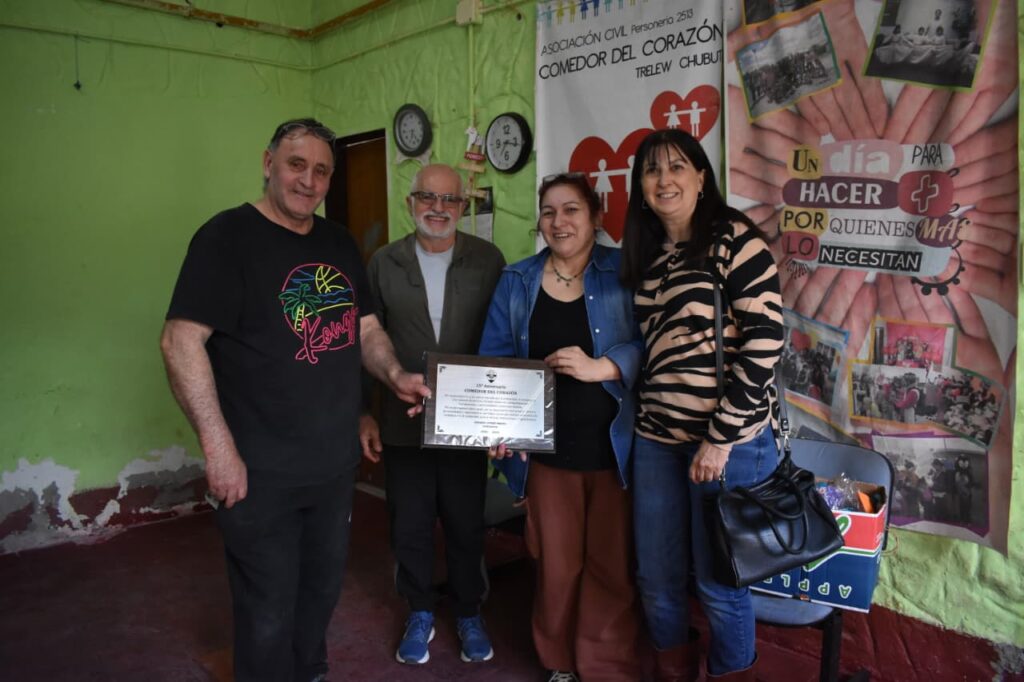 El Municipio de Trelew acompañó los festejos por el 25° aniversario del Comedor del Corazón