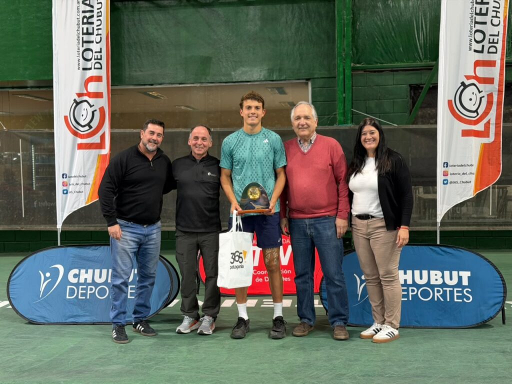 Trelew: Cali Zárate se consagró campeón del M15 Copa Chubut Deportes