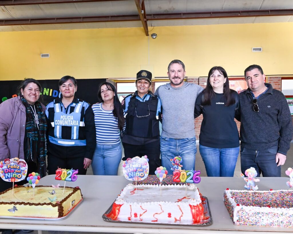Trelew: multitudinario festejo por el Día de las Infancias en barrio INTA, junto a Policía Comunitaria