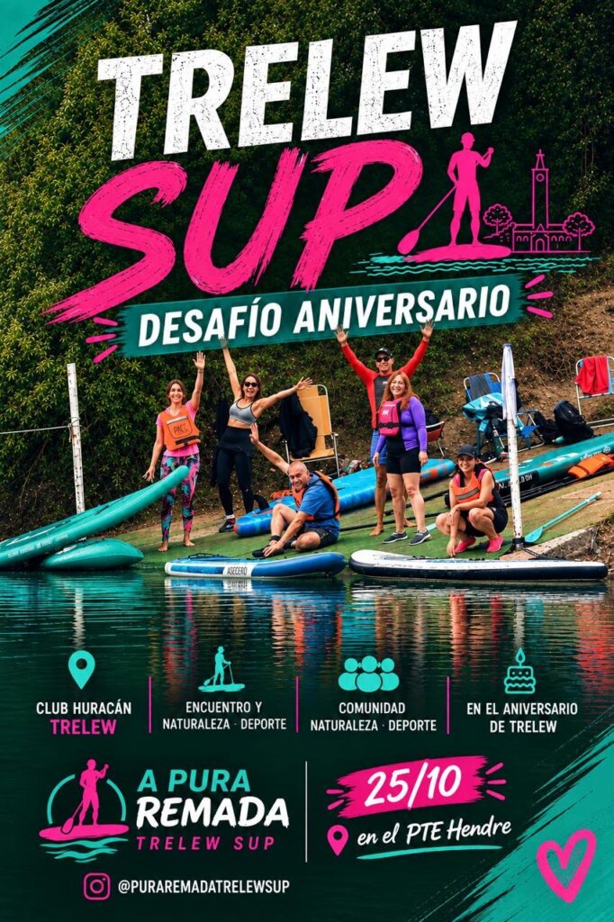 El río Chubut será escenario de una travesía de 4 kilómetros por el aniversario de Trelew