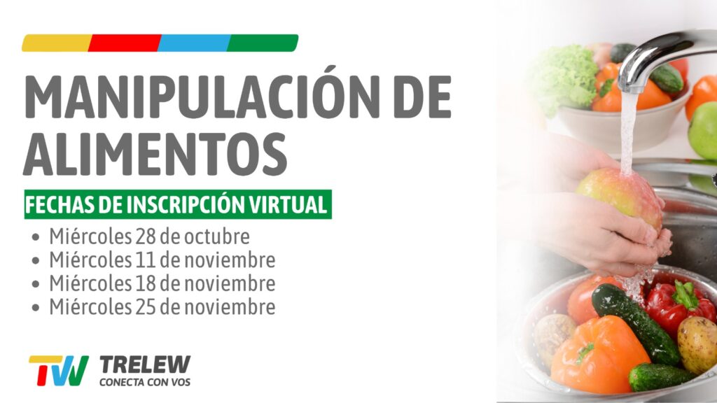 El Municipio de Trelew abre nuevas inscripciones para los cursos de Manipulación de Alimentos